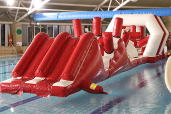 Aqua Run Inflatable Fun Swim Session.