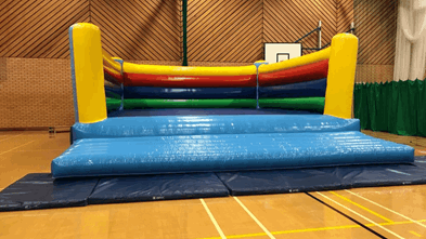 Bouncy Castle at Dawlish Leisure Centre.